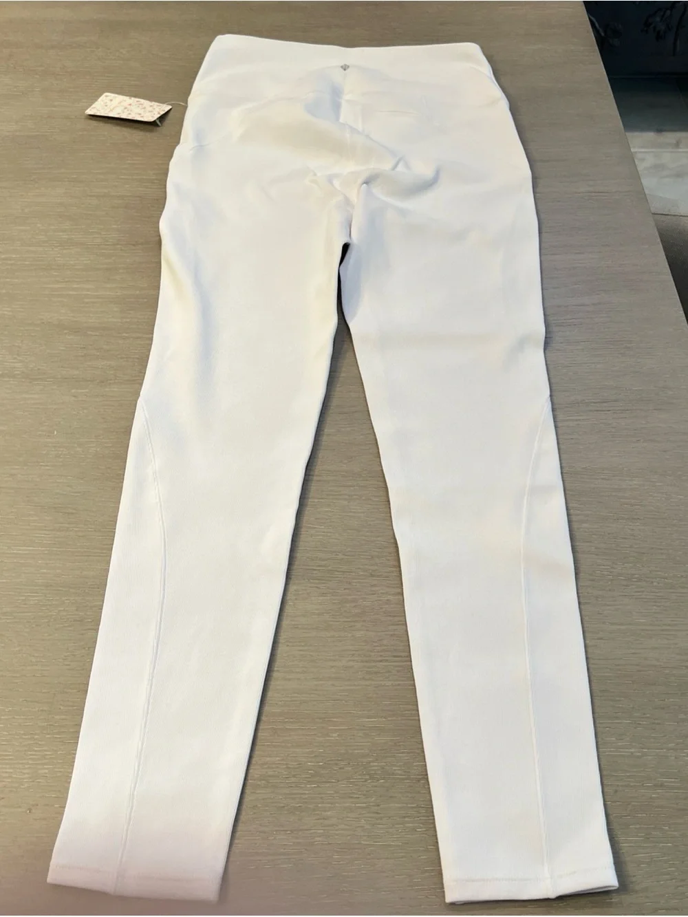 NWT Free People Movement Women's White Yoga Leggings S Pull-On Stretch MSRP $98